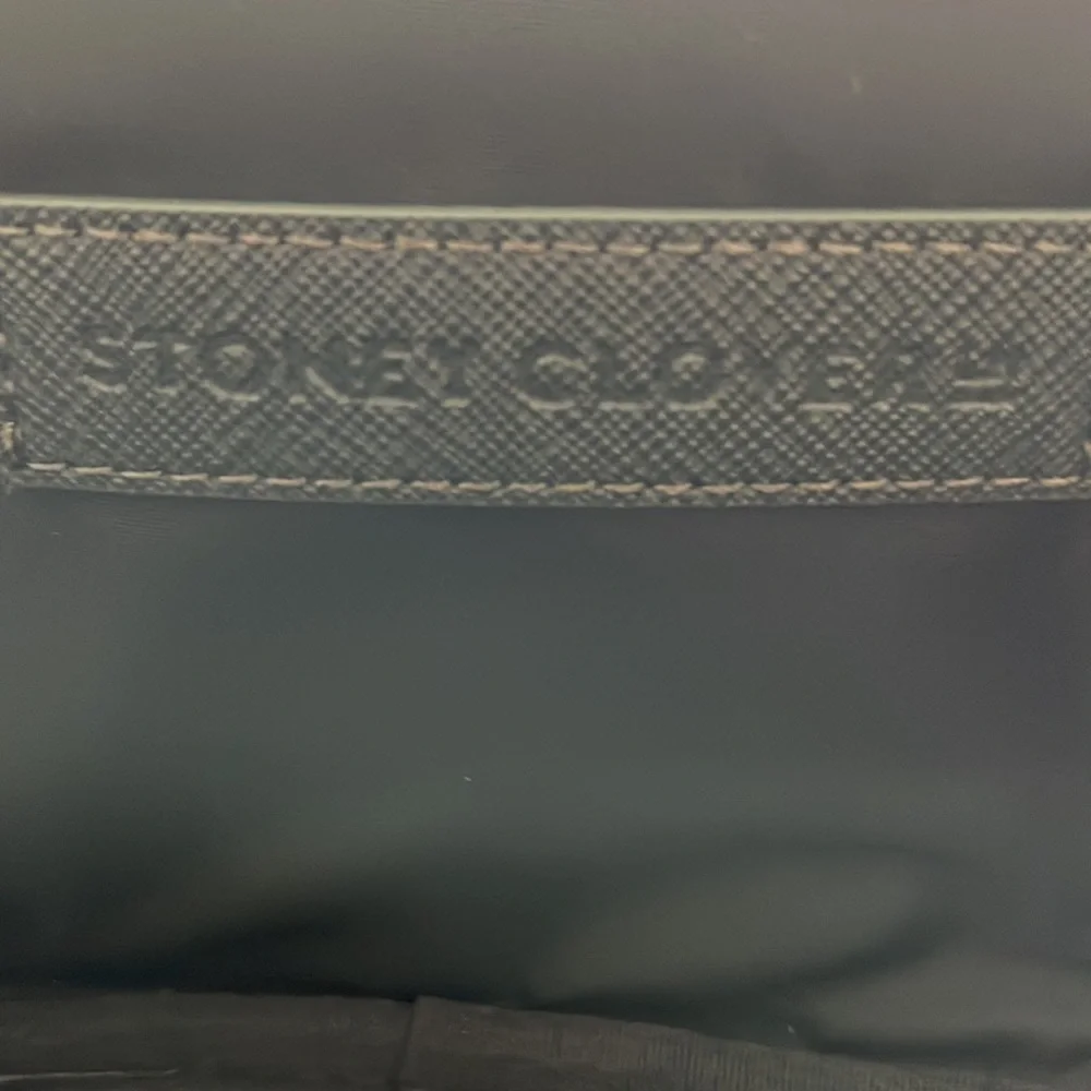 STONEY CLOVER LANE NWT GREEN QUILTED VELVET VANITY CASE